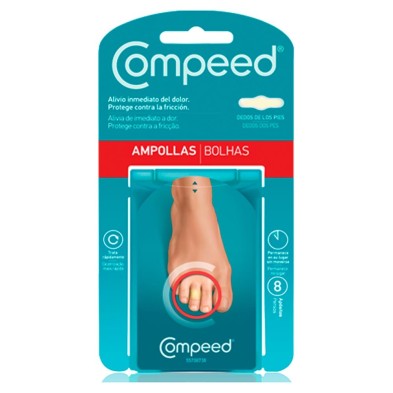 COMPEED AMPOLLAS EN DEDOS PIES 8 U