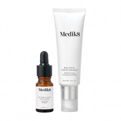 Medik8 Balance Moisturiser 50 ml & Glycolic Acid Activator 10 ml