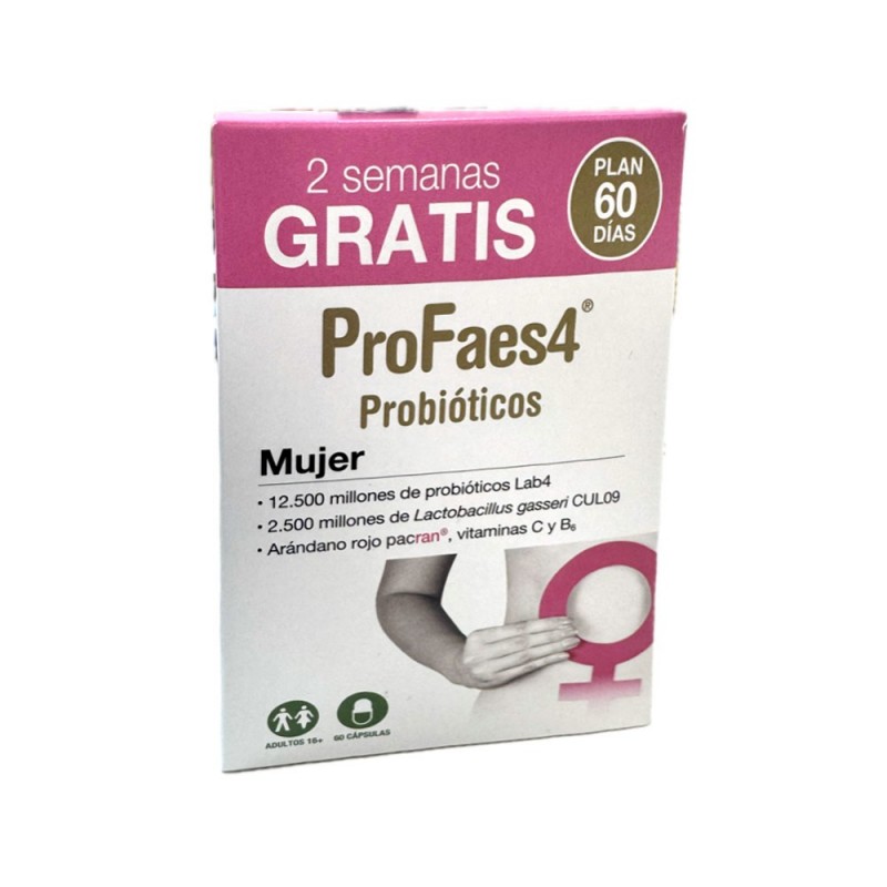 Profaes 4 Probióticos Mujer Pack 60 cápsulas