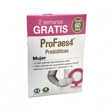 Profaes 4 Probióticos Mujer Pack 60 cápsulas