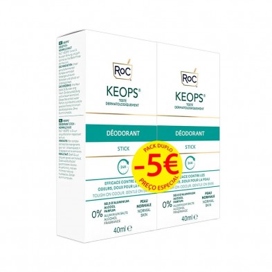 Duplo Roc Keops Desodorante Stick 2 x 40 ml