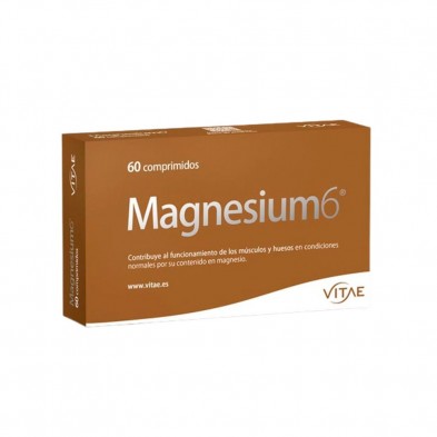 Magnesium6 60 comprimidos – Magnesio de alta absorción con vitamina B6