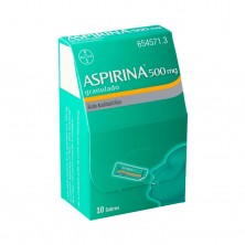 Aspirina 500 mg 10 sobres granulado