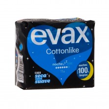 Evax Cottonlike Alas Noche 11 unidades