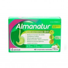 Almanatur 40 comprimidos masticables sabor menta
