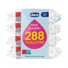Tetrapack Chicco Toallitas Perfumadas 72 unidades