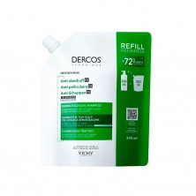 Dercos Champú Anticaspa DS Cabello Graso Recarga 500ML | Okfarma