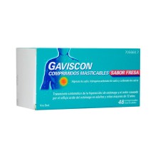 Gaviscon Masticables Sabor Fresa 48 comprimidos
