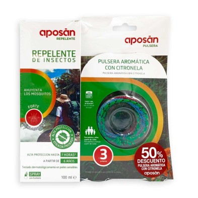 Farline Repelente De Insectos Forte 100 ml + Pulsera Citronela