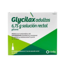 Glycilax Adultos 6,75 g Solución Rectal 12 Enemas