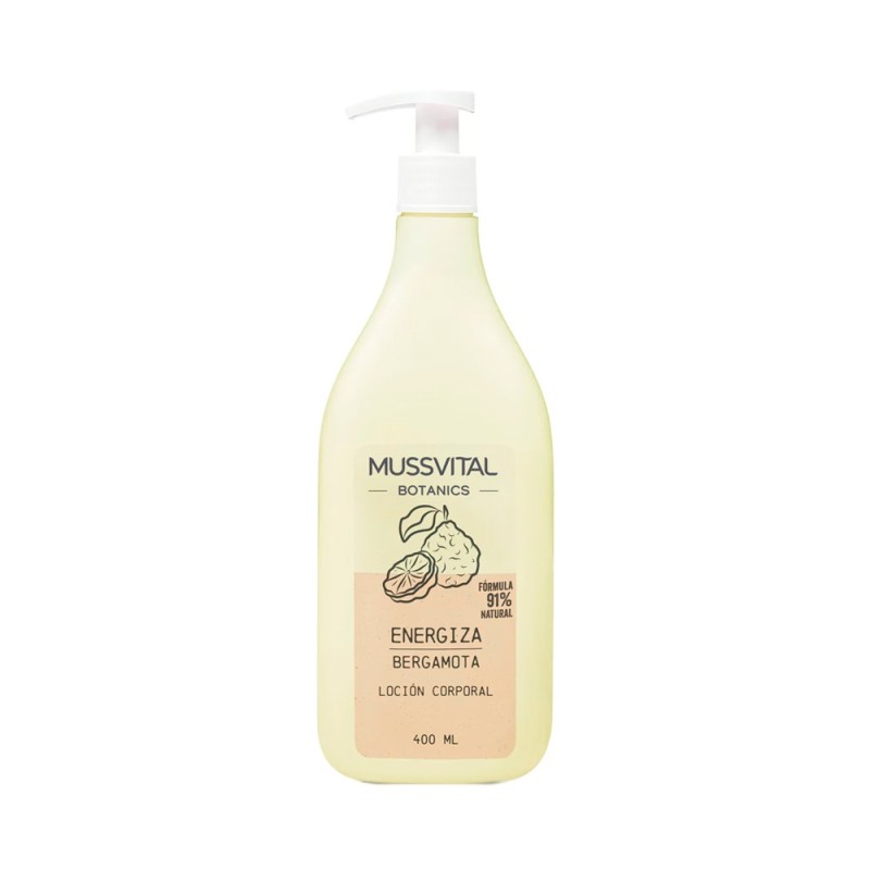 Mussvital Botanics Loción Corporal Energiza Bergamota 400 ml