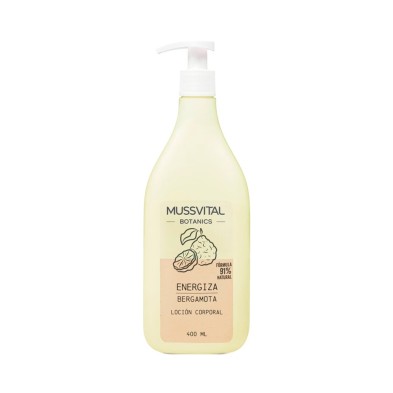 Mussvital Botanics Loción Corporal Energiza Bergamota 400 ml