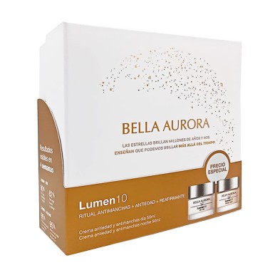 Pack Bella Aurora Lumen 10 Día 50 ml + Noche 50 ml