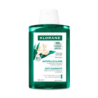 Klorane Champú Reequilibrante Galanga 200 ml – Anticaspa