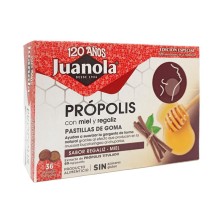 Juanola Própolis Sabor Regaliz y Miel, 36 Pastillas De Goma