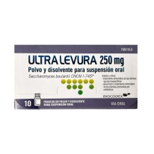 Ultra-Levura 250 mg – 10 frascos polvo + disolvente