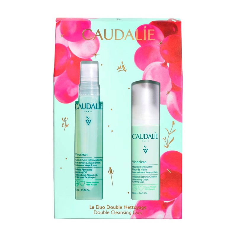 Caudalie Vinoclean Cofre – Espuma 75 ml + Leche Hidratante 50 ml