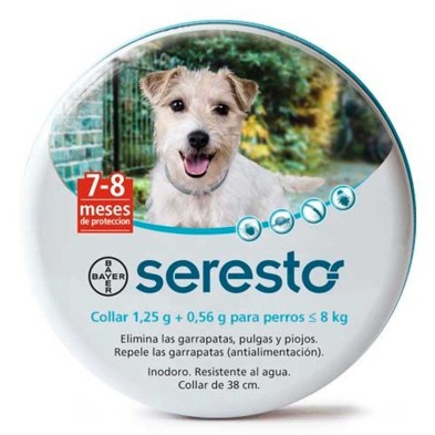 SERESTO PERROS MENOS DE 8 KG 1 COLLAR 38 CM