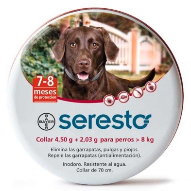 SERESTO PERROS MAS DE 8 KG 1 COLLAR 70 CM