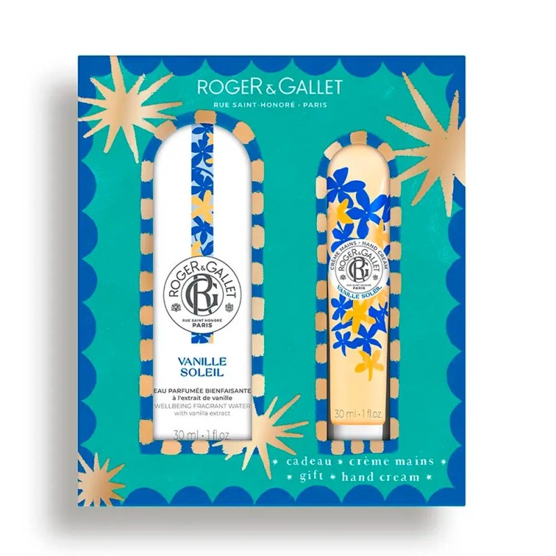 Cofre Roger & Gallet Vanille Soleil Cofre 30 ml + Crema Manos 30 ml