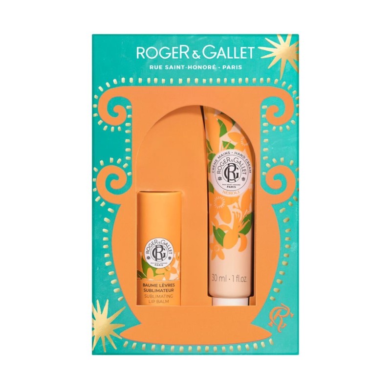 Roger & Gallet Crema Cofre Neroli De Manos + Bálsamo Labial Sublimador 3,5 G 30 Ml