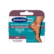 Salvelox Blíster Rescue Ampollas Mix Talones y Dedos 3 + 3 Uds