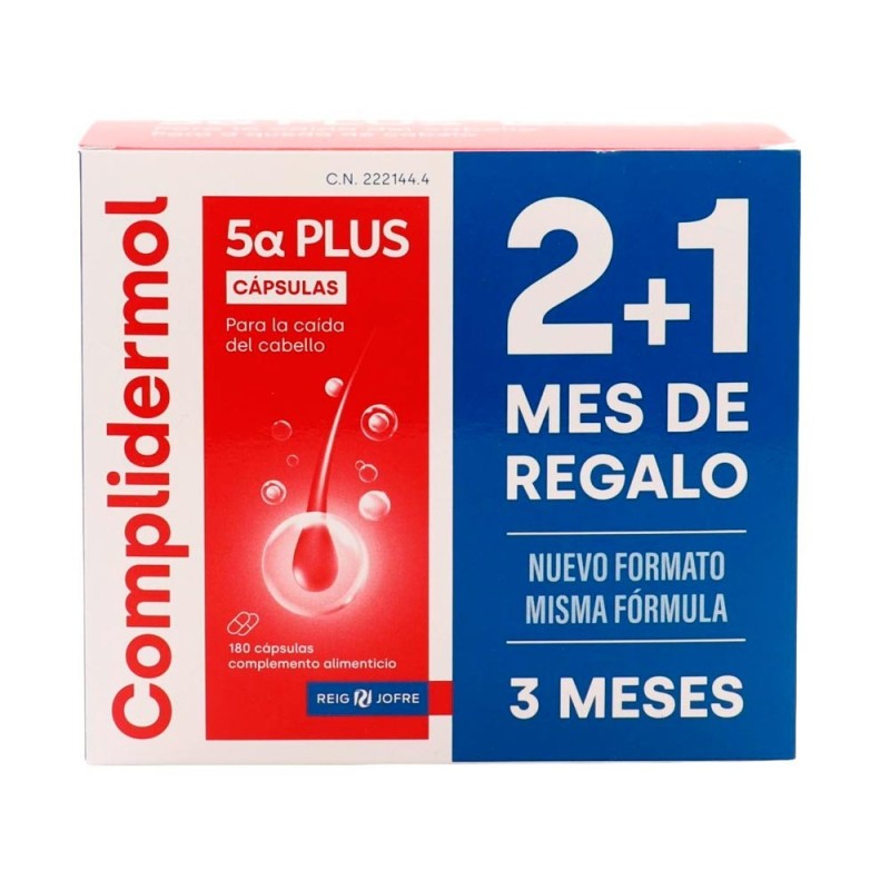 Complidermol 5 Alfa Plus 3x60 | Cabello y uñas