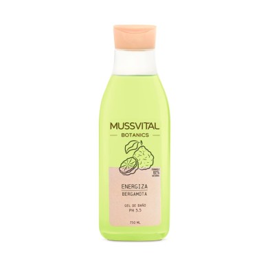 Mussvital Botanics Gel Baño Energiza Bergamota 750 ml