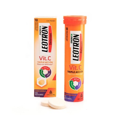 Leotron Vitamina C 18 comprimidos efervescentes
