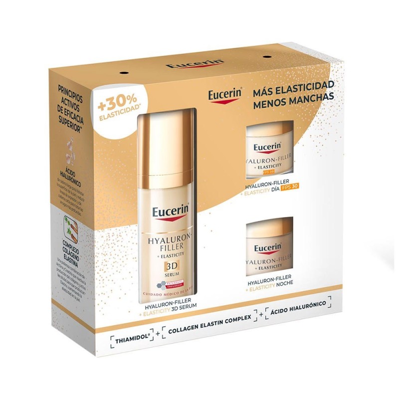 Eucerin Crema Pack Elasticity Sérum 30 Ml + Día Fps30 20 Ml + De Noche 20 Ml 30Ml