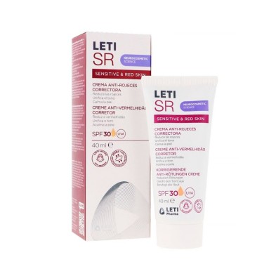 Letisr Crema Anti Rojeces Correctora SPF30 40 ml