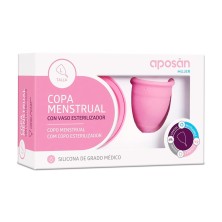 Pack Aposan Copa Menstrual Talla L + Toallitas Íntimas