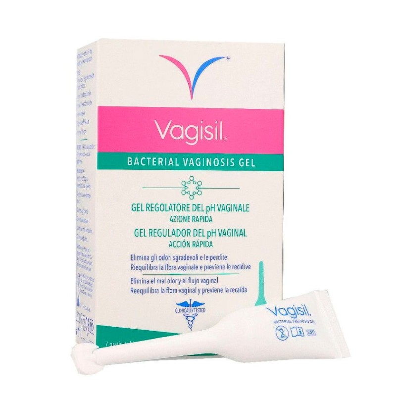 Vagisil Bacterial Vaginosis Gel Regulador pH 7 aplicadores