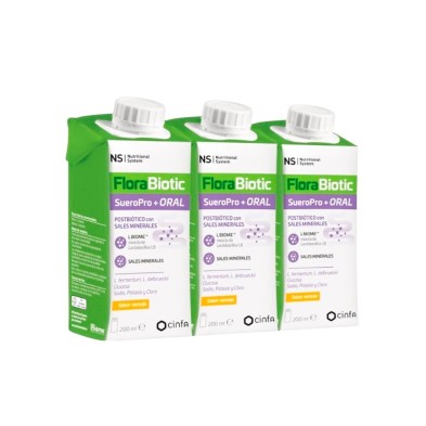NS Florabiotic SueroPro+ Oral Naranja 3x200 ml