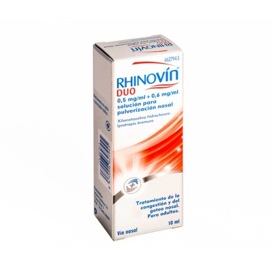 Rhinovin Duo 10 ml | Congestión nasal y rinorrea