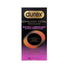 Durex Conexión Total Extra Lubricado 10 Preservativos