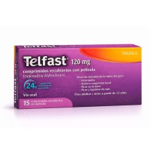 Telfast 120 mg 15 Comprimidos