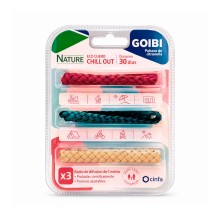 Goibi Pulsera De Citronella Nature Eco Cuero Chill Out 3 Pulseras