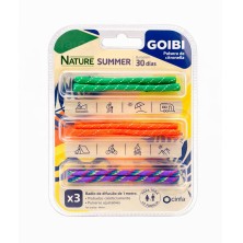 Goibi Pulsera De Citronella Nature Summer 3 Pulseras