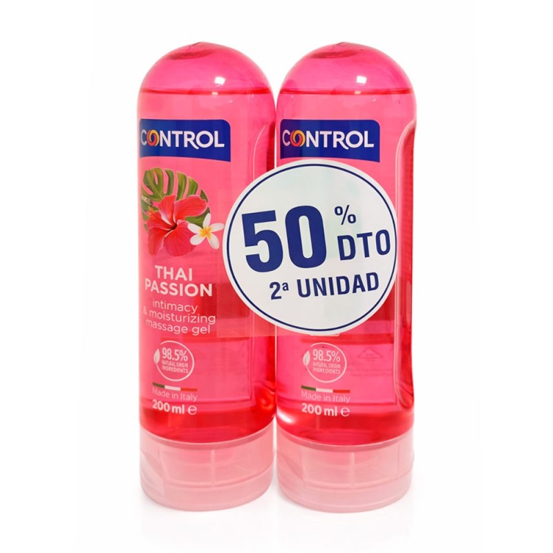 Control Duplo Gel Thai Passion 2 X 200 Ml 400 Ml