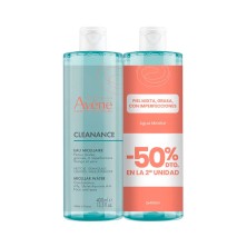 Avene Agua Micelar Pack 2x400ml: Limpieza Suave y Eficaz para Piel Sen