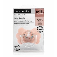 Suavinex Chupete Premium Fisiologico Silicona 4-18 meses