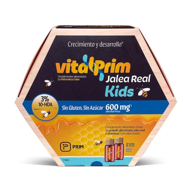 Vitalprim Jalea Real Kids Sabor Fresa 20 viales 10 ml