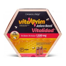 VitalPrim Jalea Real Vitalidad Sin Azúcares 20 viales 10 ml