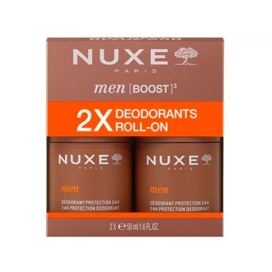 Duplo NUXE Men Boost Desodorante Roll-On 2 x 50 ml
