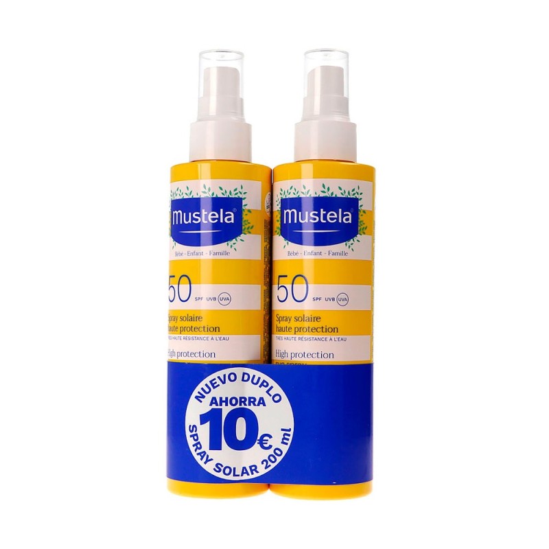 Mustela Duplo Spray Solar Spf50 2 X 200 Ml 400 Ml