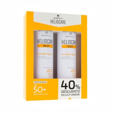 Duplo Heliocare 360º Spray Invisible SPF50+ 2 x 200 ml