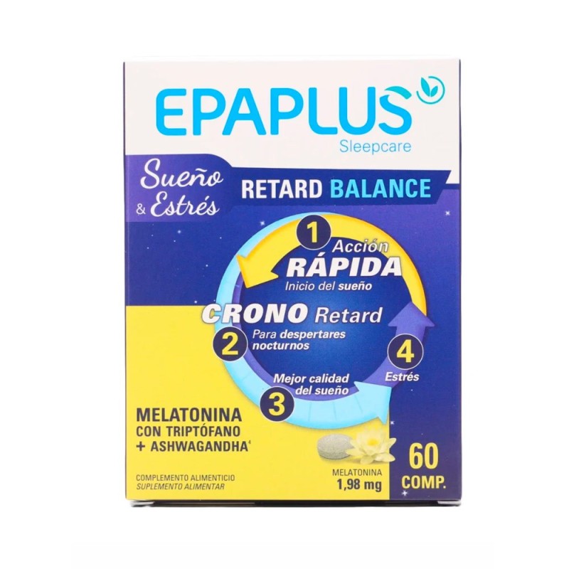 Epaplus Sleepcare Melatonina Retard Balance 60 Comprimidos