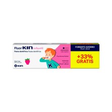 Fluorkin Infantil Pasta Fresa 75+25 ML - okfarma.es