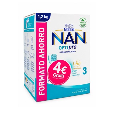 Nan Optipro 3 Bib 2 envases 2 x 600 g